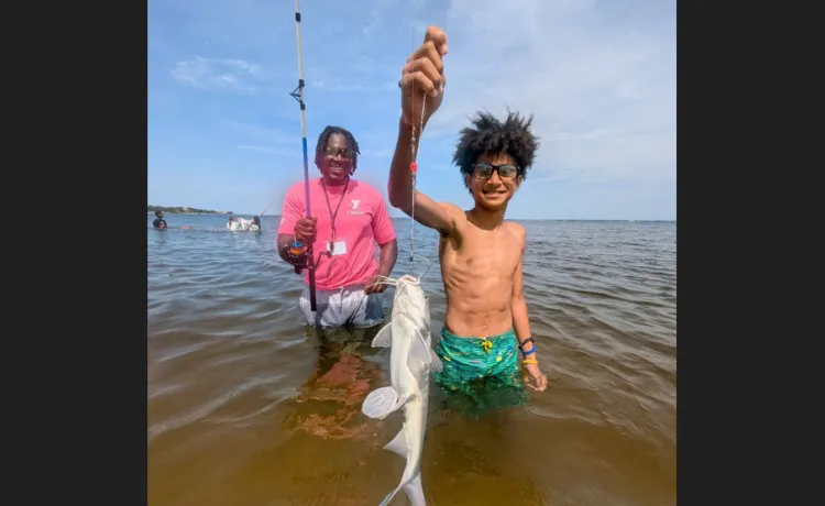 Teen Camp is filled with new experiences, like a special first catch.