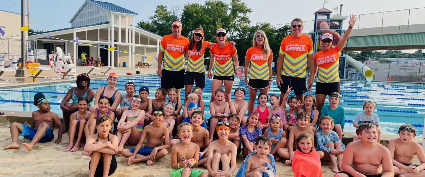 Zarzaur Gavel Tri Team coaches Y youth swimmers