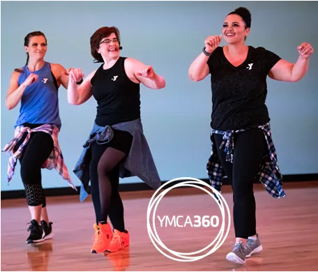 Y members enjoying Zumba class